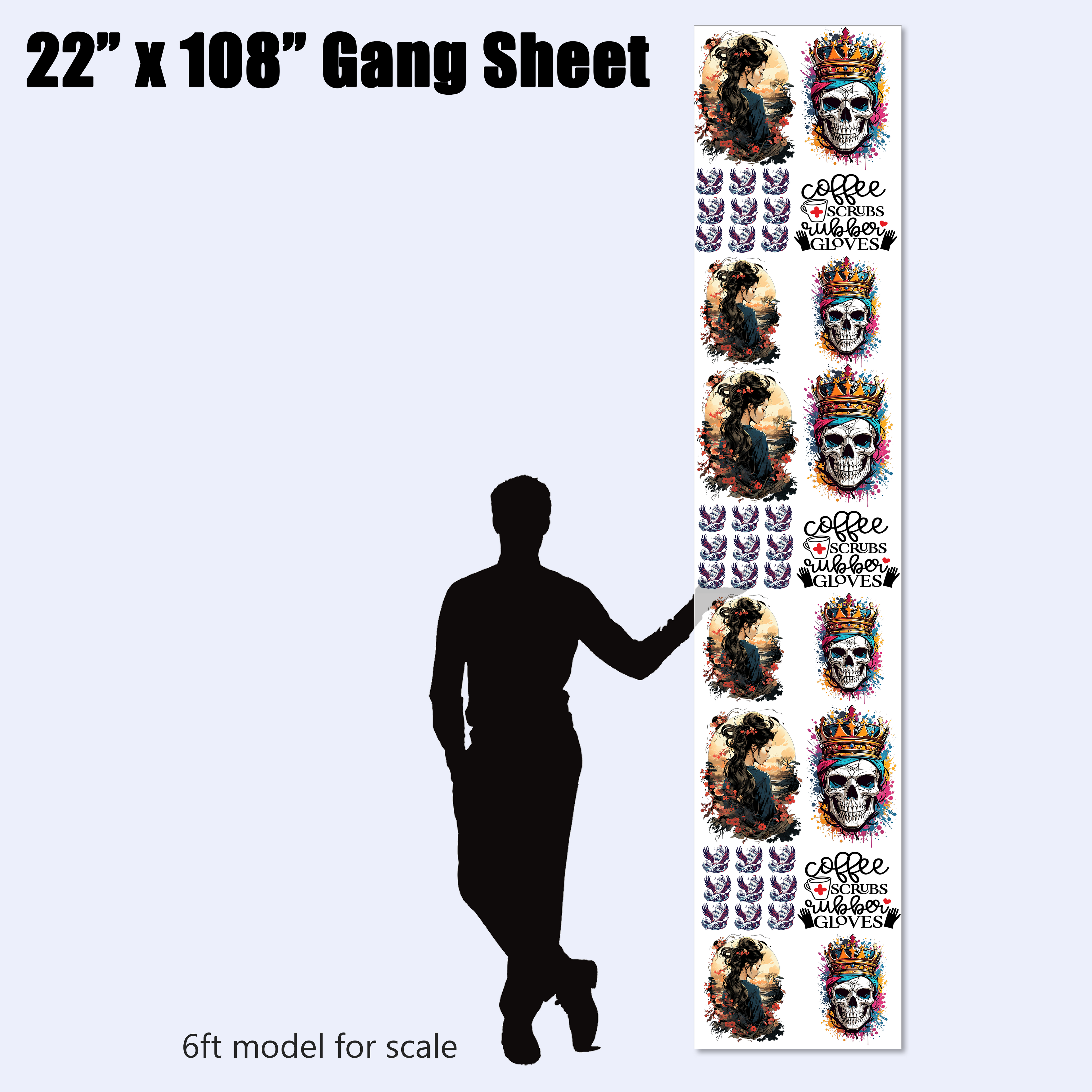 Premium DTF Transfers Auto Gang Sheet Builder